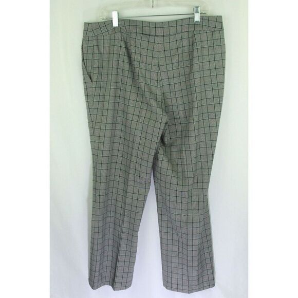 Nine West Women’s Pants Houndstooth Flat Front Pockets 12 - Picture 4 of 6